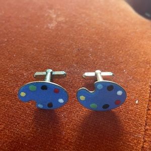 Paint Palette Cuff Links